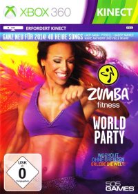 Zumba Fitness: World Party PAL Xbox 360 box art